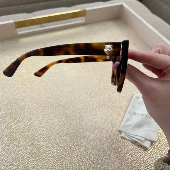 Gucci Tortoise Sunglasses
